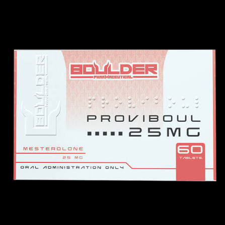 BOULDER PHARMA PROVIBOUL 25 MG MESTEROLONE  60 TABLETAS