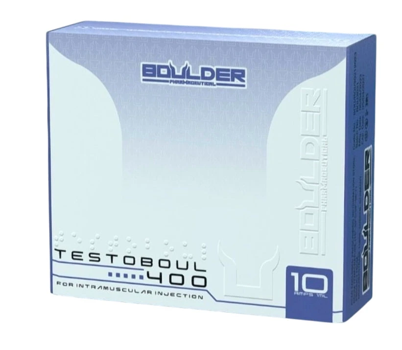 BOULDER PHARMA TESTOBOUL 400 TESTOSTERONE 400 MG 10 AMP 1 ML