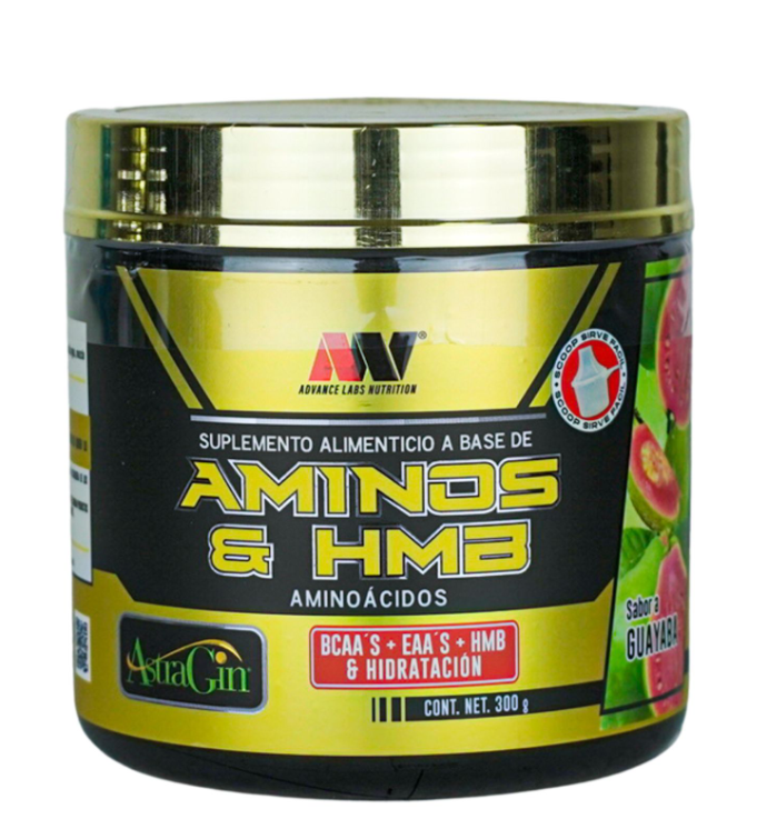 ADV AMINO & HMB CON ASTRAGIN GUAYABA 300GRS