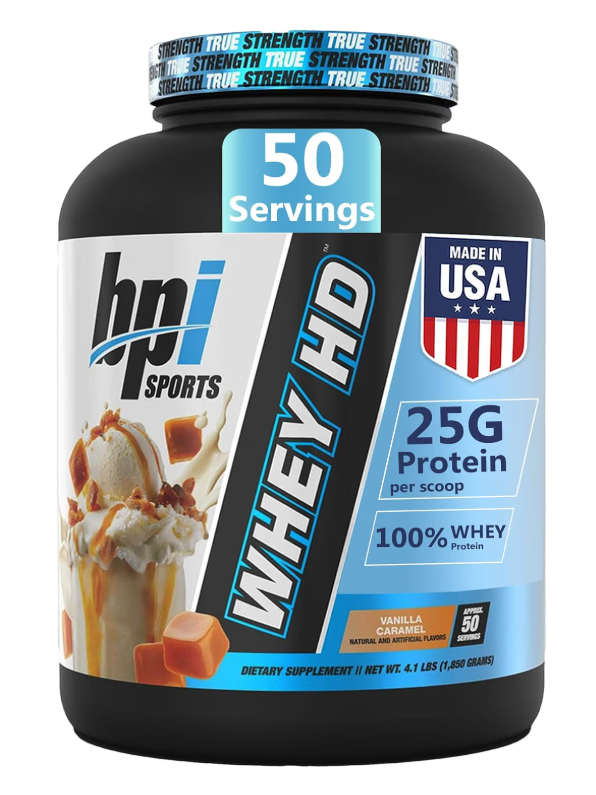BPI WHEY-HD 4.1 LBS VAINILLA CARAMEL *OFERTA*