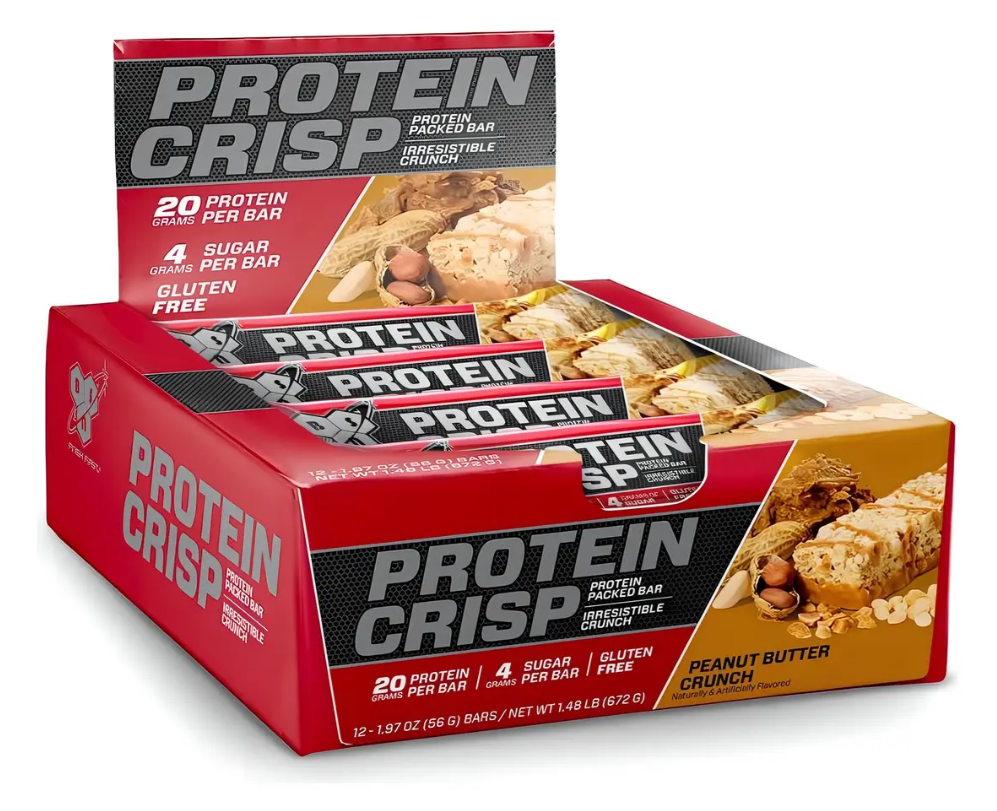 BSN PROTEIN CRIPS 12 BARS SALTED TOFFEE PRETZEL *OFERTA*