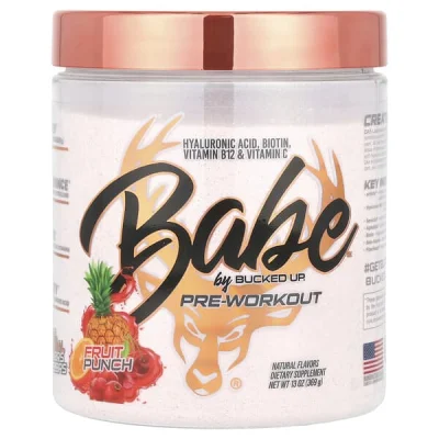 BUCKED UP BABE PRE-WORKOUT 30 SERV FRUIT PUNCH