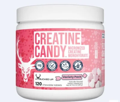 BUCKED UP CREATINE CANDY 120 CHEWABLE TABLETS