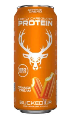 BUCKED UP LIGHTLY CARBONATED PROTEIN 16 OZ 12PK ORANGE CREAM