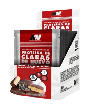 ADV CLARA DE HUEVO CAJA CON 10 SOBRES 30 GR C/U CHOCO MAZAPAN