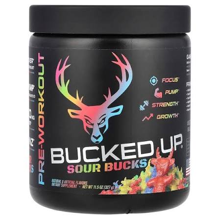 BUCKED UP PRE-WORKOUT 30 SERV SOUR BUCKS