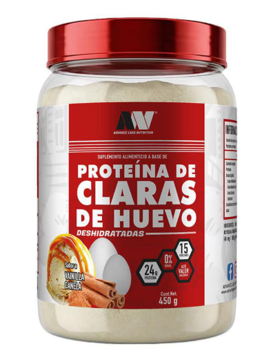 ADV CLARA DE HUEVO VAINILLA CANELA 450 GRS