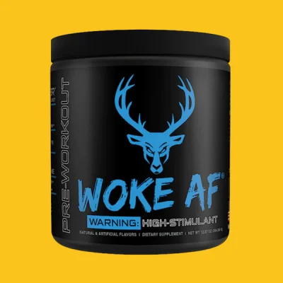BUCKED UP WOKE AF 30 SERV BLUE RAZZ