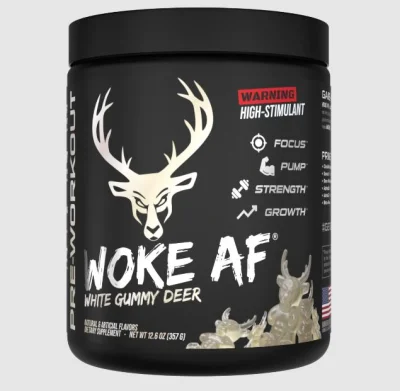 BUCKED UP WOKE AF 30 SERV WHITE GUMMY DEER