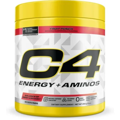 CEL C4 ENERGY + AMINOS 30 SERV FRUIT PUNCH