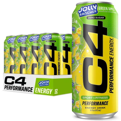 CEL C4 ENERGY + AMINOS 30 SERV GREEN APPLE JOLLY RANCHER