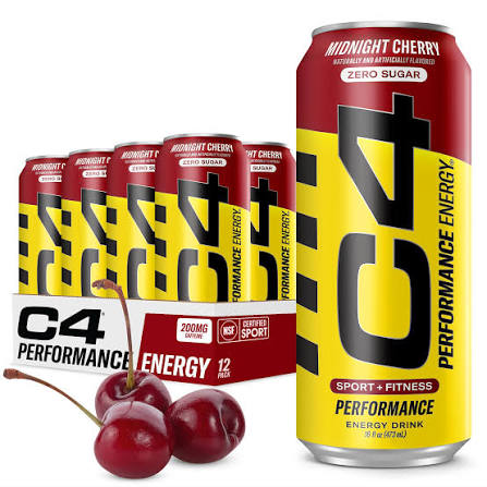CEL C4 ENERGY CRB 16OZ 12PK MIDNIGHT CHERRY