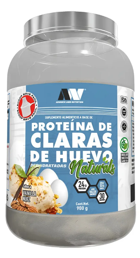 ADV CLARAS NATURALS VAINILLA NUEZ 900 GRS