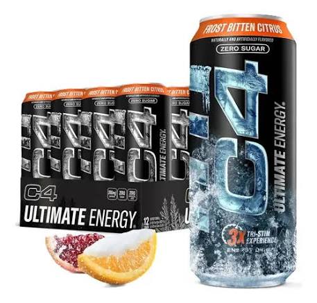 CEL C4 ULTIMATE CRB 16OZ 12PK FROST BITTEN CITRUS