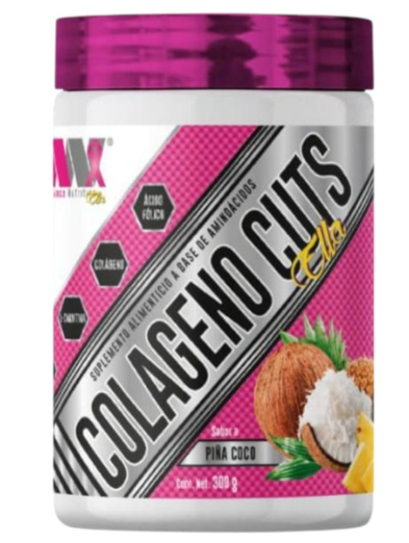 ADV COLAGENO HIDROLIZADO ELLA CUTS 300 GRS PIÑA COCO