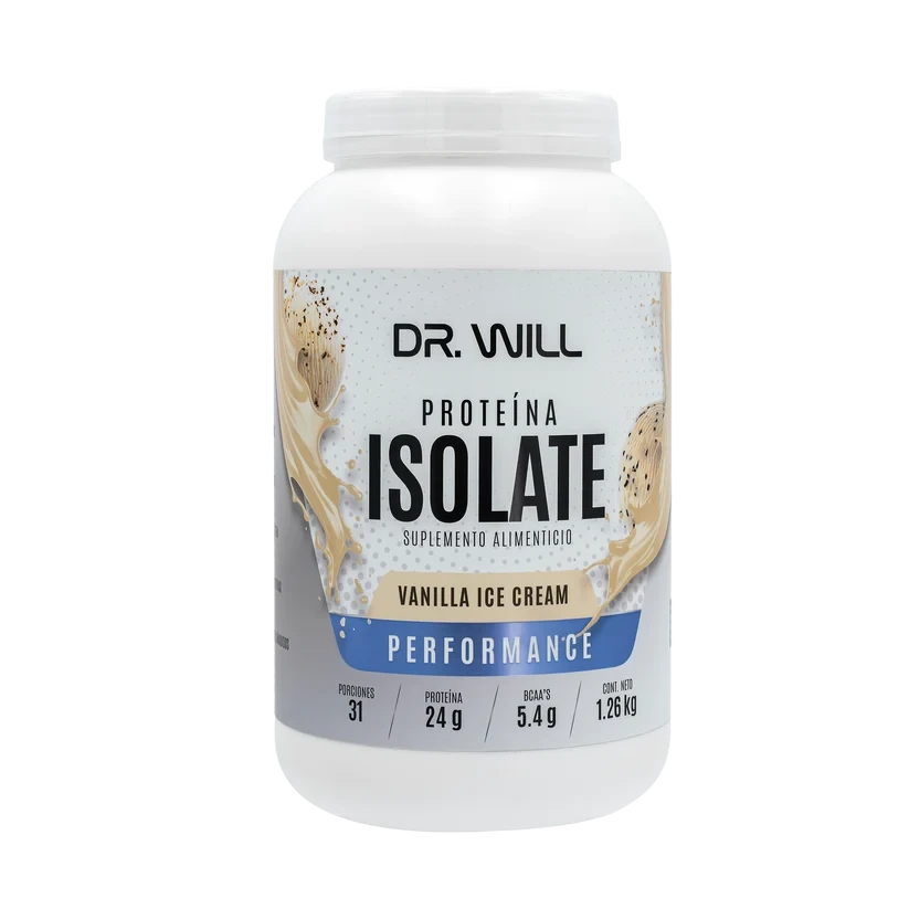 DR WILL PROTEINA ISOLATADA 1.26 KG VAINILLA