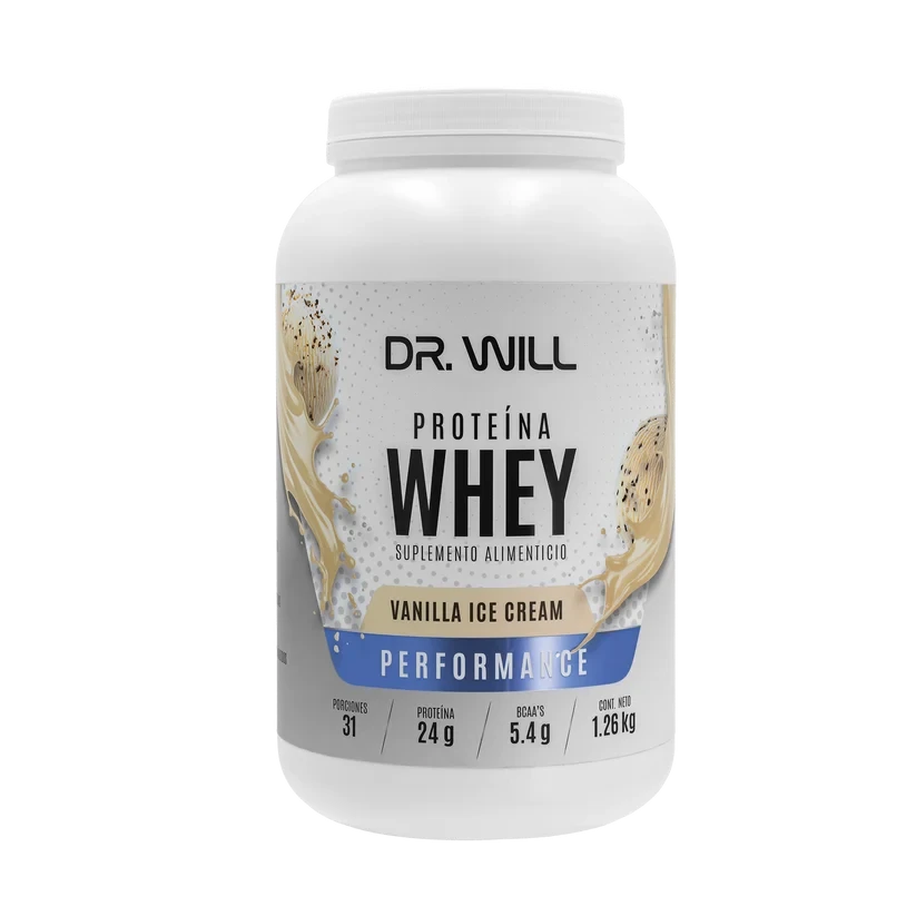 DR WILL PROTEINA WHEY 1.26 KG VAINILLA