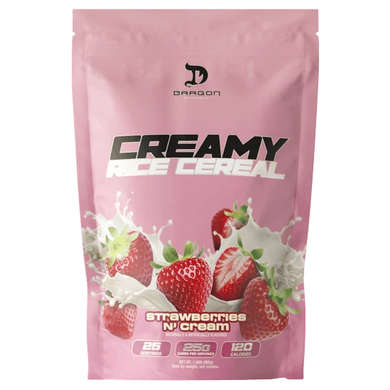 DRAGON CREAMY RICE CEREAL 25 SERV STRAWBERRIES NCREAM "NUEVO"