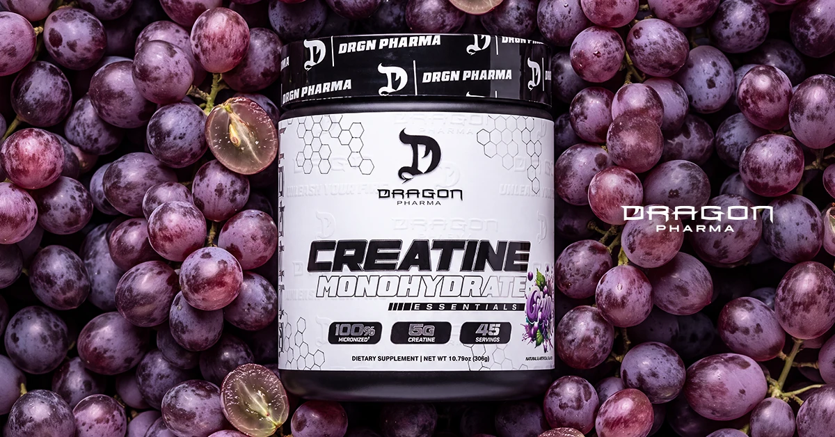 DRAGON CREATINE MONOHYDRATE 306 GRS GRAPE "NUEVO"