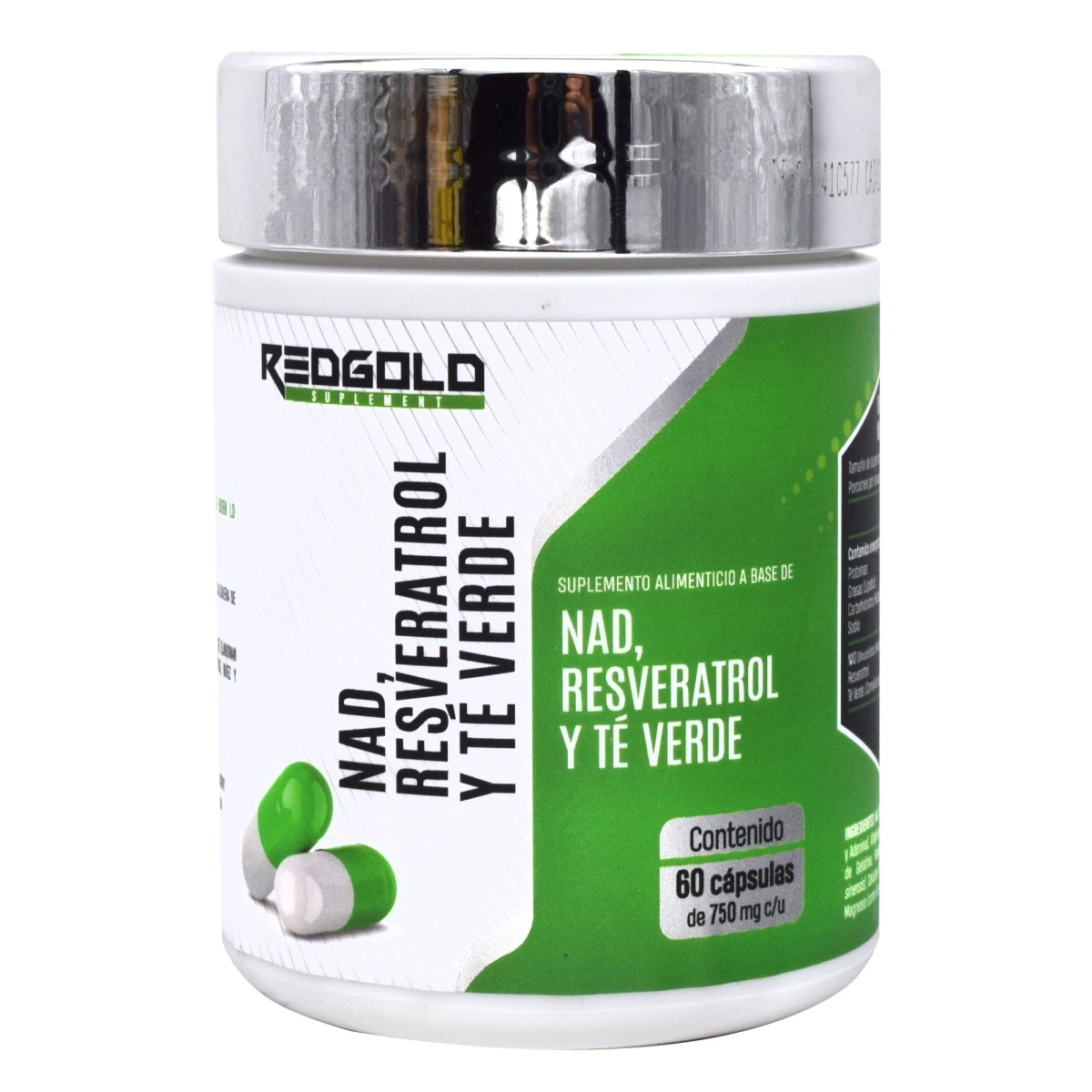 ADV NAD + RESVERATROL Y TÉ VERDE 60 CAPS