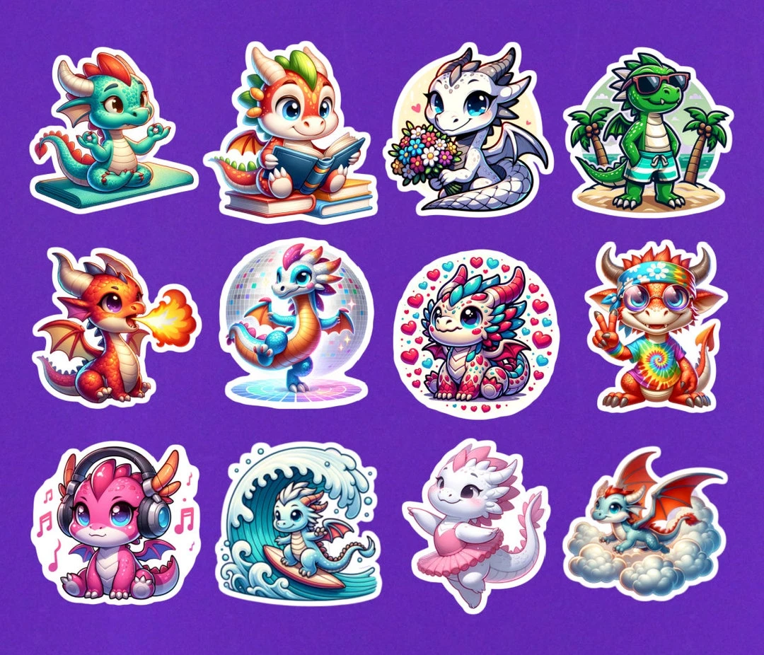 DRAGON STICKER PACK MEXICO