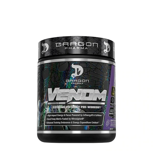 DRAGON VENOM ESSENTIAL 30 SERV JACKED GRAPE "NUEVO"