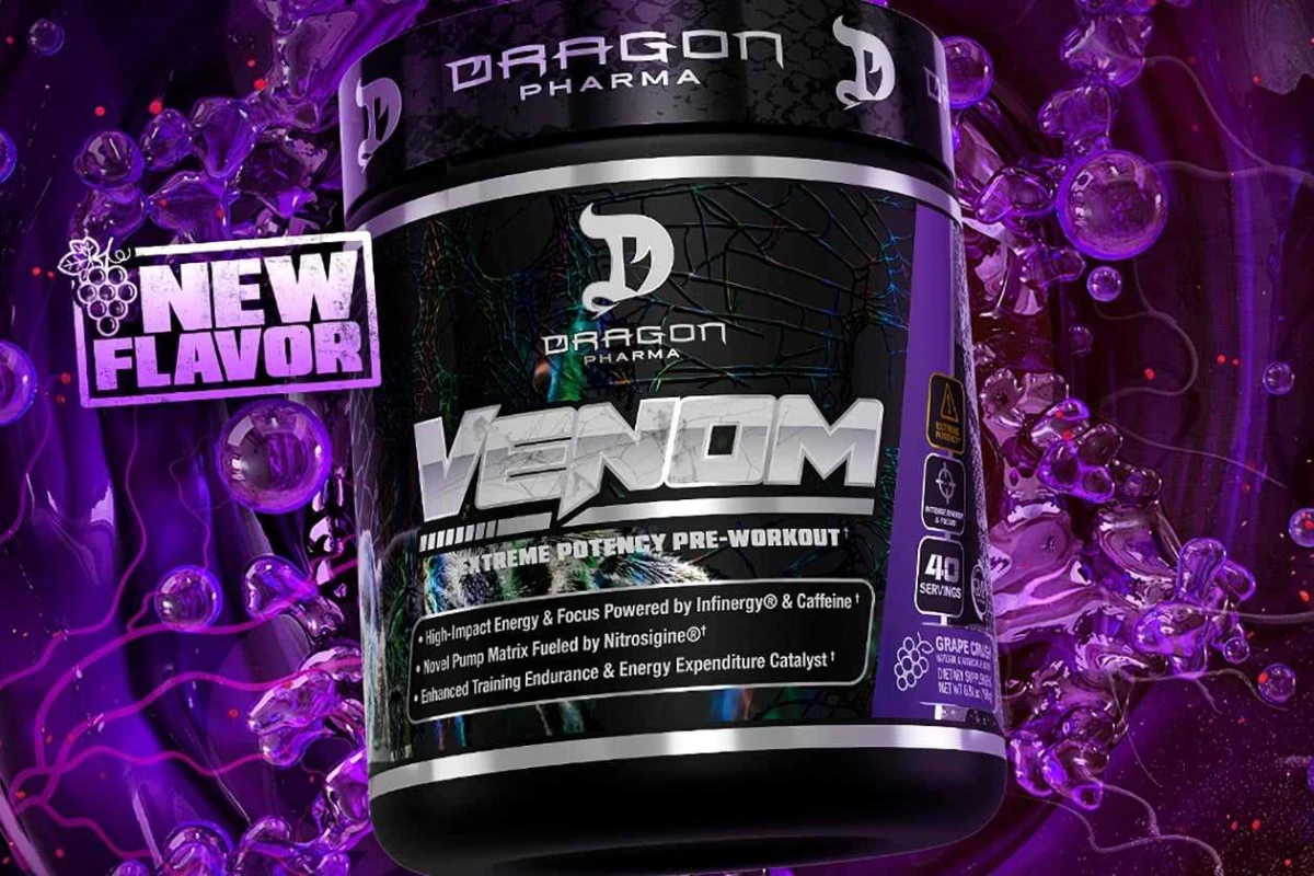 DRAGON VENOM FULLY LOADED 20 SERV JACKED GRAPE "NUEVO"
