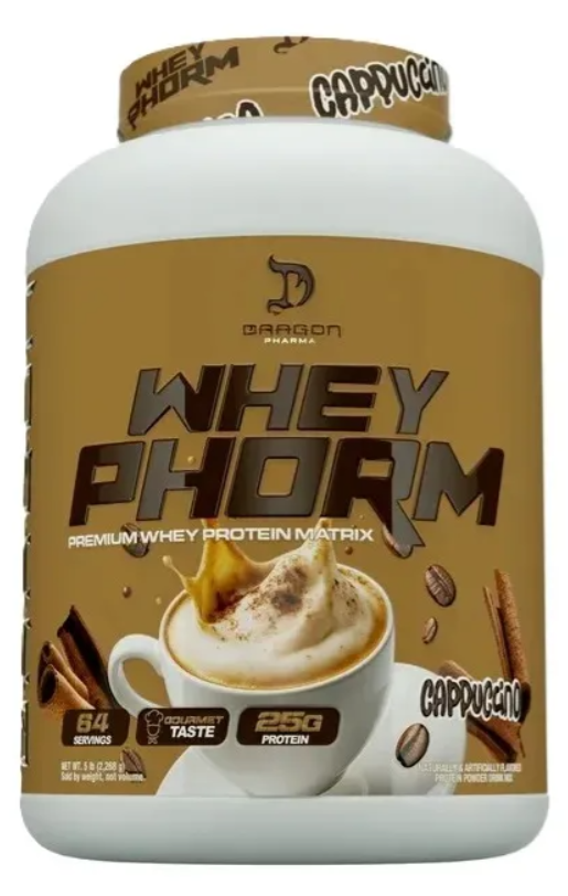 DRAGON WHEYPHORM 4.08 LBS 52 SERV CAPPUCCINO "NUEVA PRESENTACION" *OFERTA*