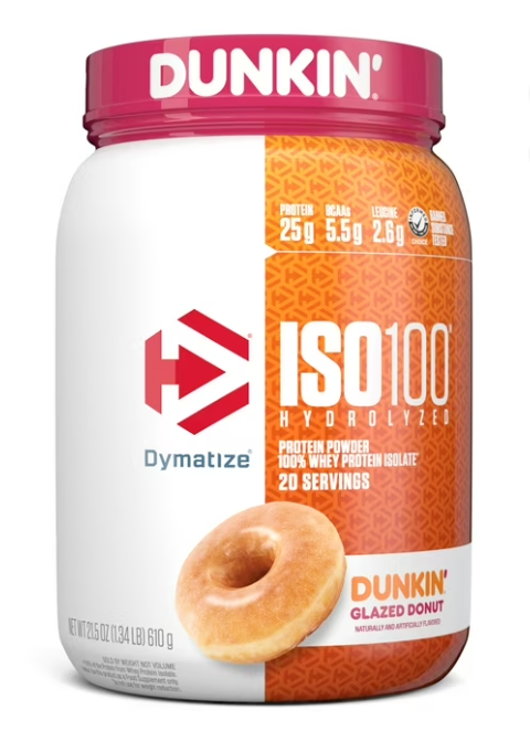 DYM ISO 100 1.3 LBS 20 SERV DUNKIN GLAZED DONUT *OFERTA*