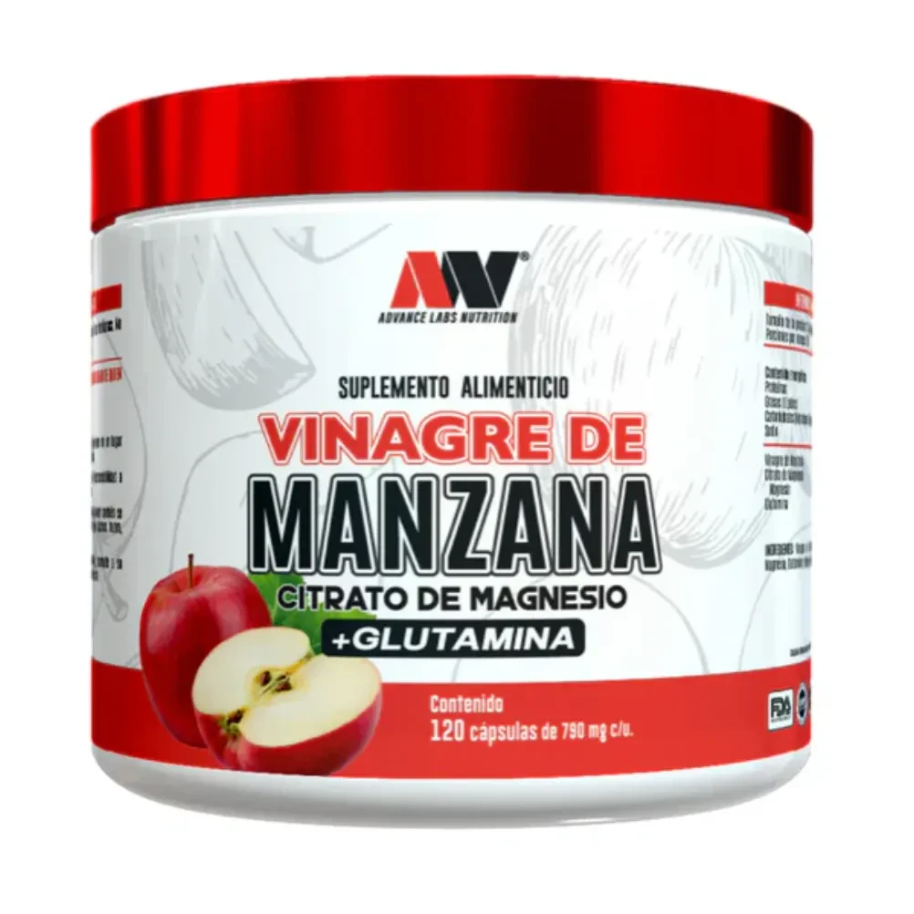 ADV VINAGRE DE MANZANA CITRATO DE MAGNESIO 120 CAPS