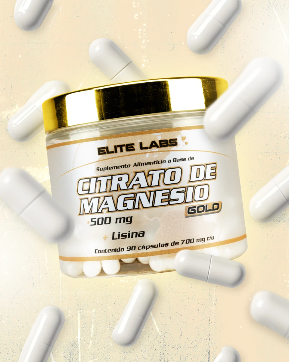 ELITE CITRATO DE MAGNESIO GOLD 500 MG 90 CAPS